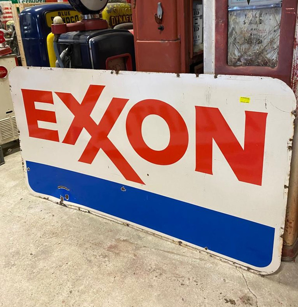 Exxon Origineel Benzinestation Bord USA 210 x 115 cm