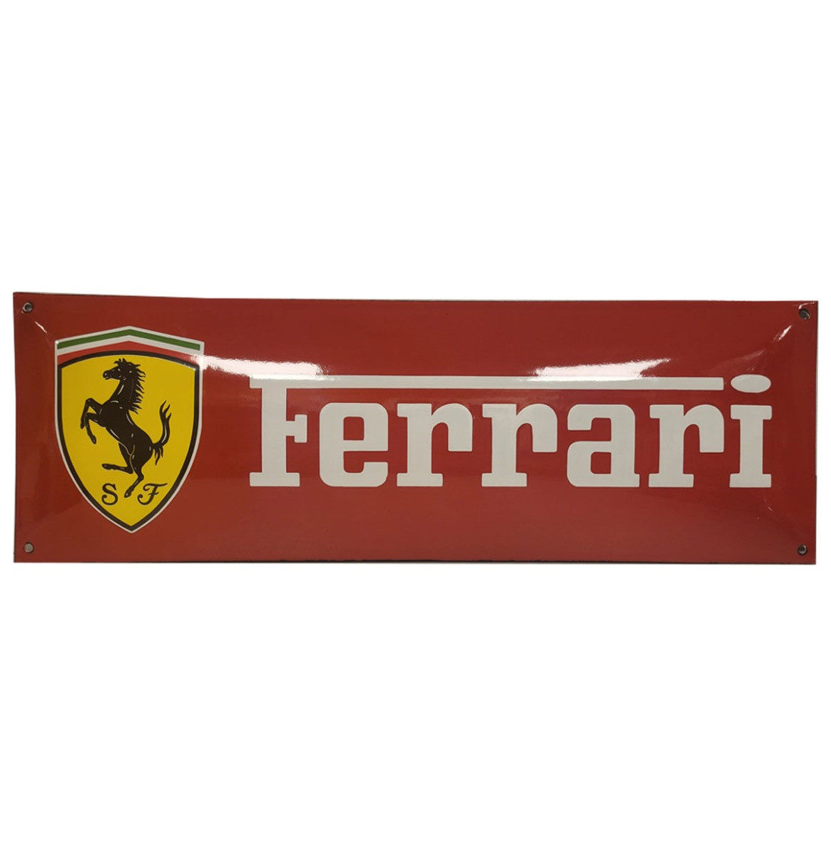 Ferrari Emaille Bord - 60 x 20 cm