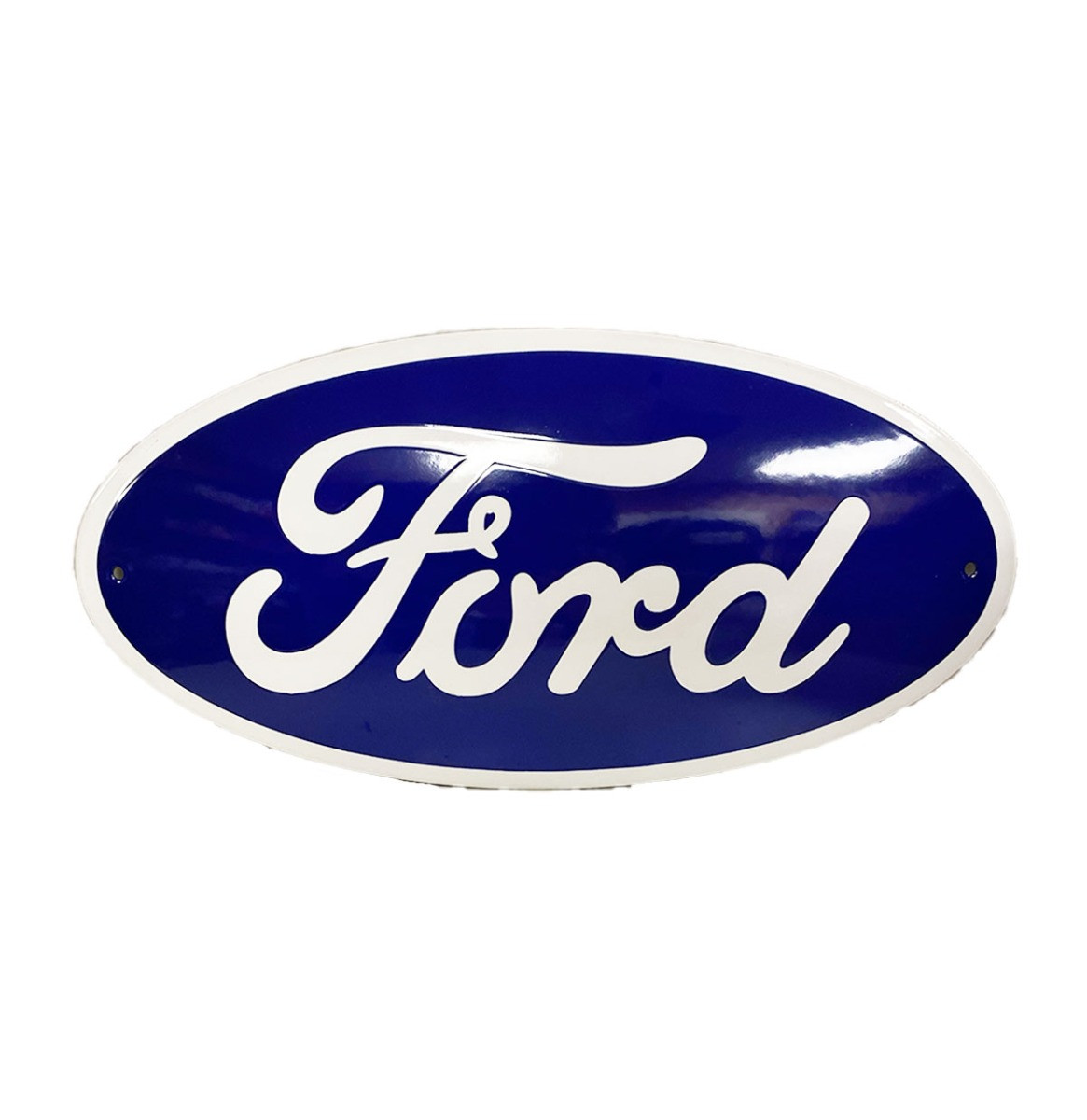 Ford Logo Emaille Bord - 46 x 22 cm