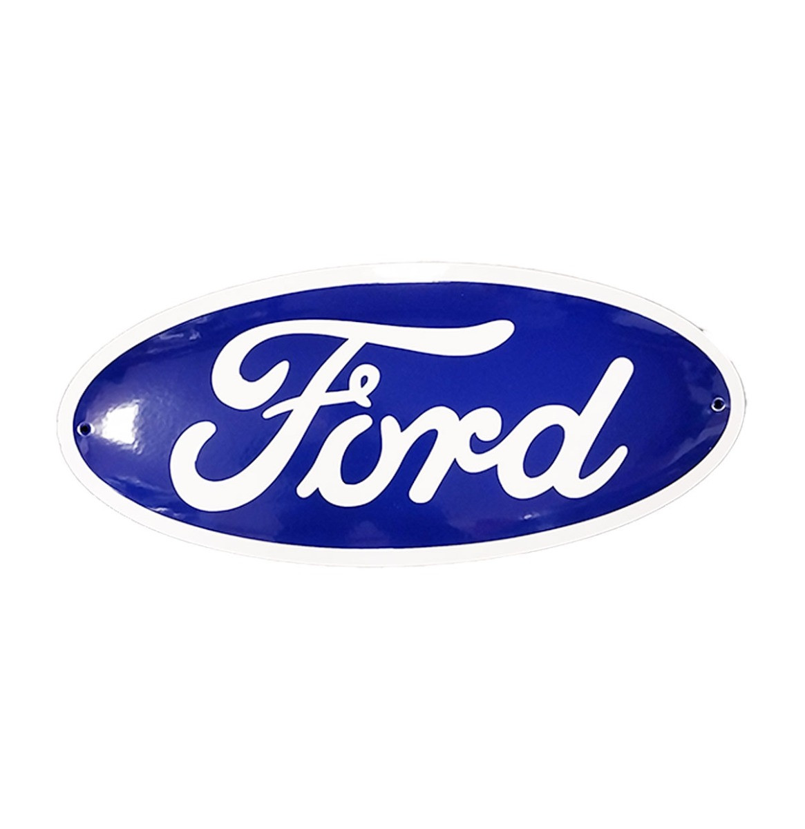Ford Logo Emaille Bord - 63 x 29cm