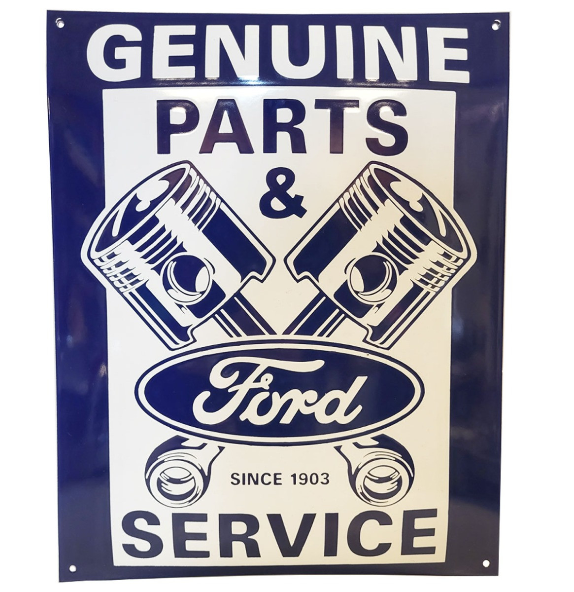 Ford Genuine Parts Emaille Bord - 50 x 40 cm