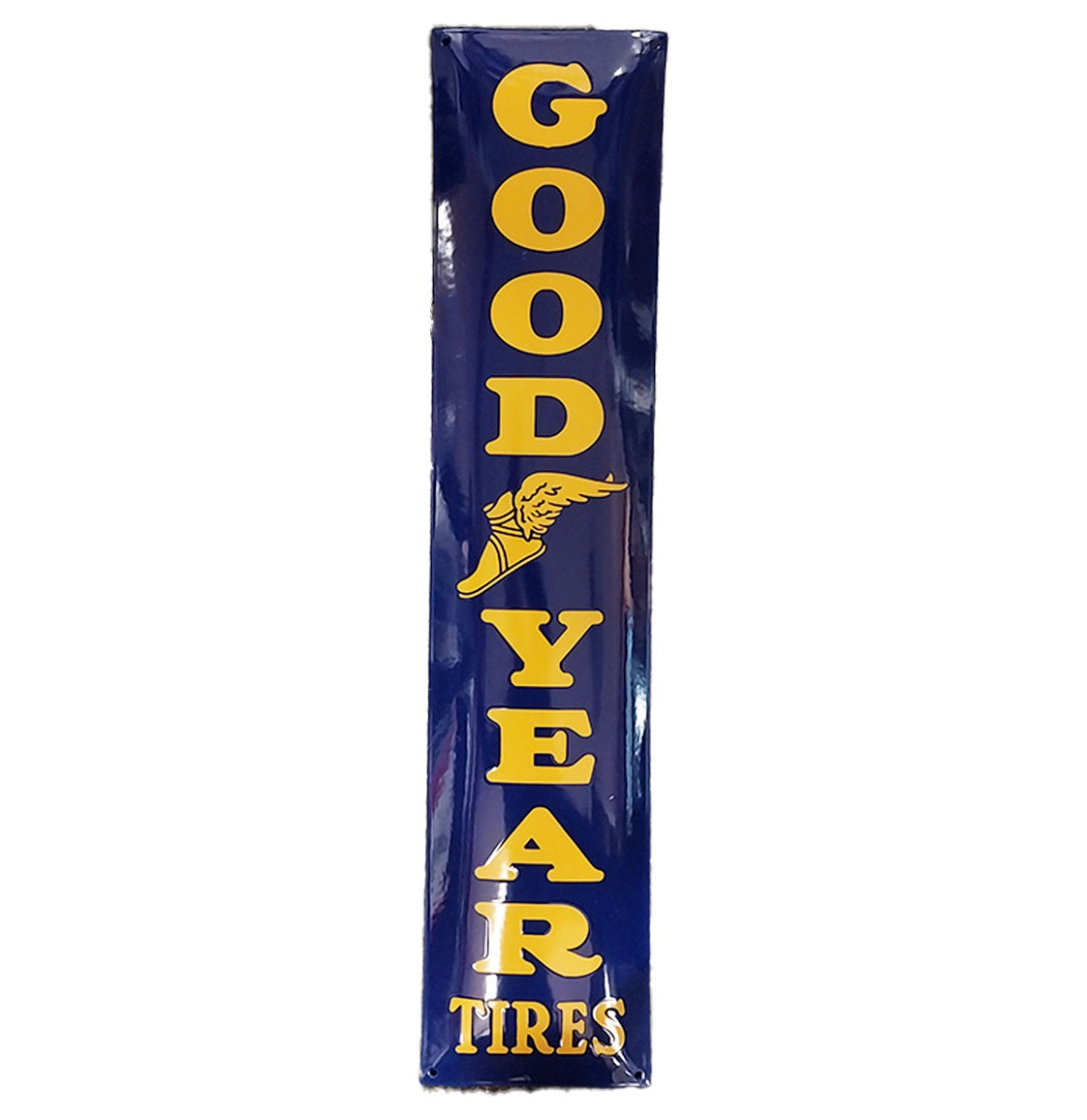 Goodyear Tires Logo Emaille Bord - 90 x 20cm