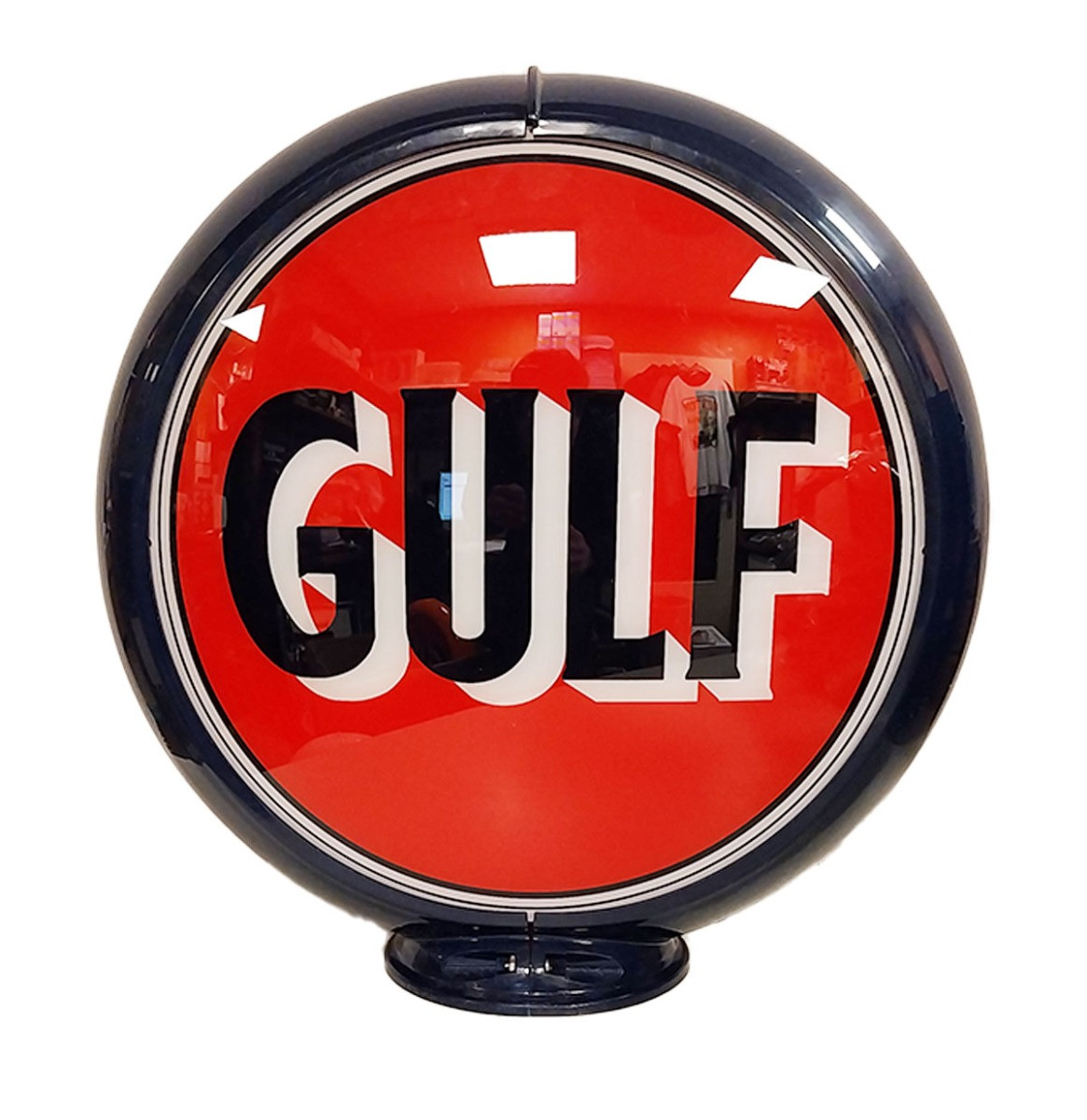 Gulf Logo Benzinepomp Globe - PVC Lenzen