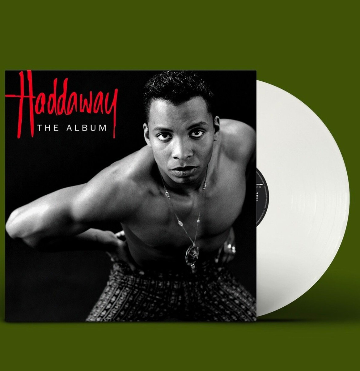 Haddaway - The Album LP White Vinyl - ZEER GELIMITEERD