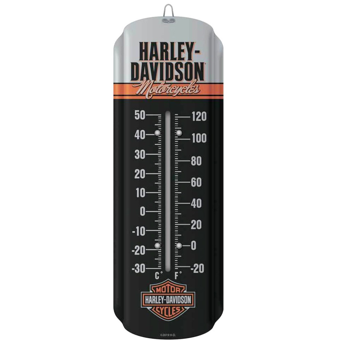 Harley-Davidson Retro Motorcycles Metalen Thermometer 10 x 30 cm