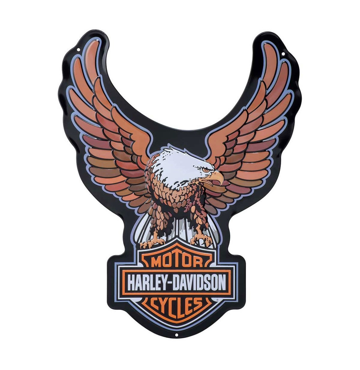 Harley-Davidson Bar & Shield Eagle Metalen Bord