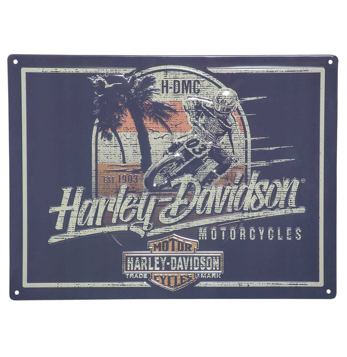 Harley-Davidson Beach Metalen Bord
