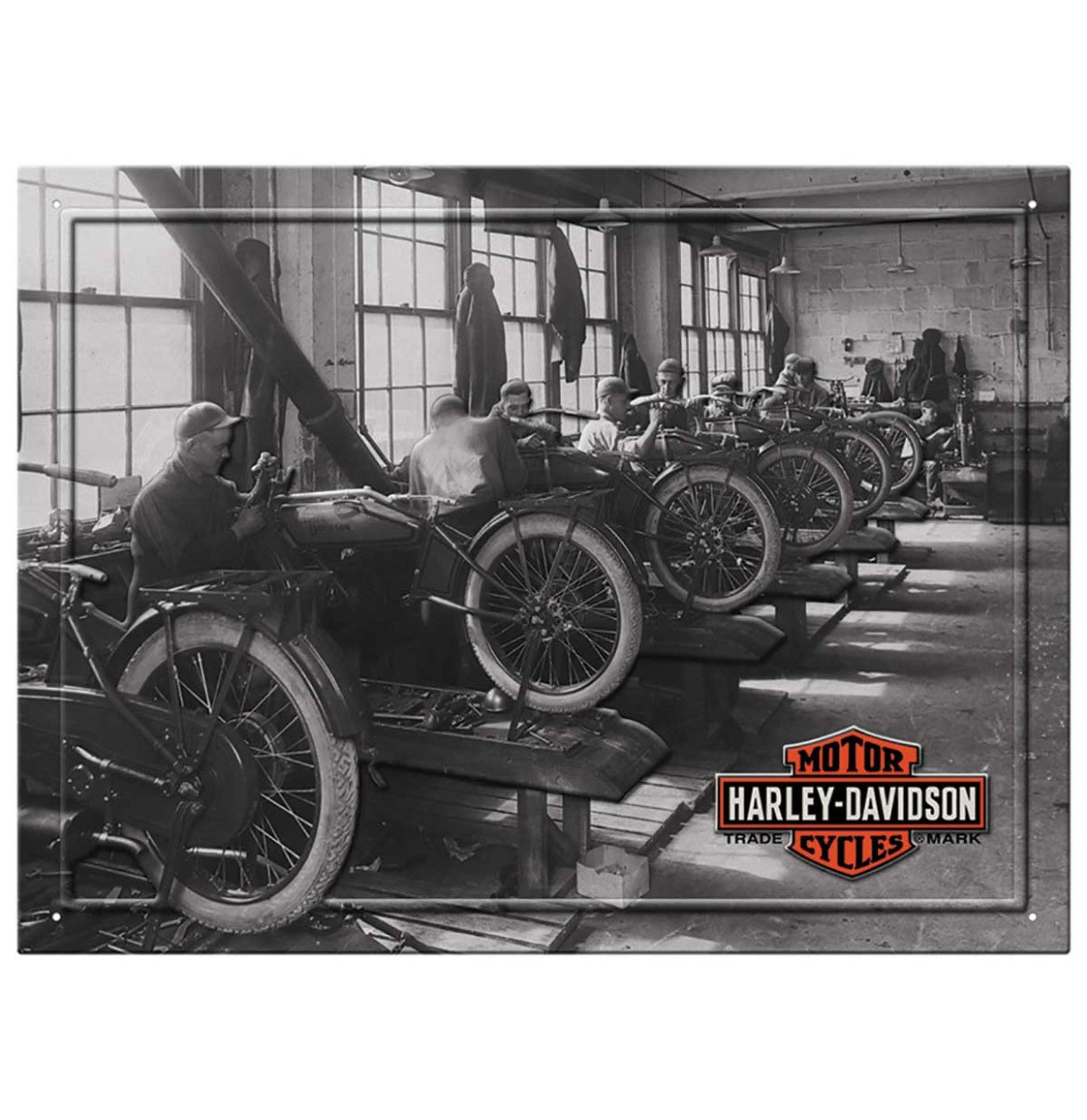 Harley-Davidson Factory Metalen Bord