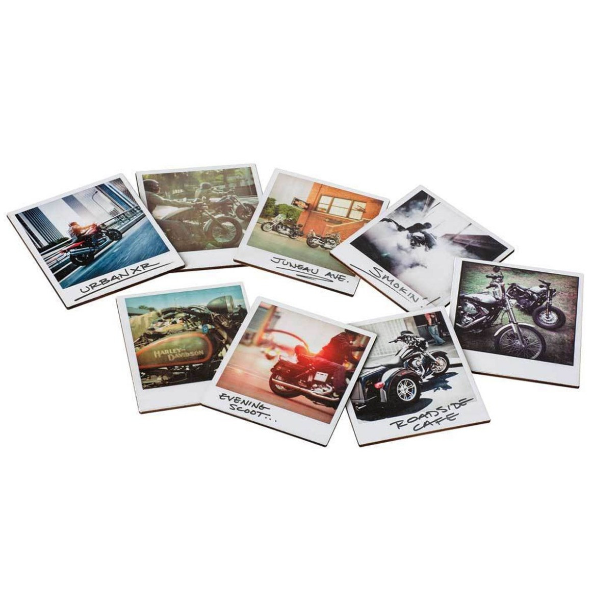 Harley-Davidson Snapshot Polaroid Onderzetterset - LAATSTE KANS