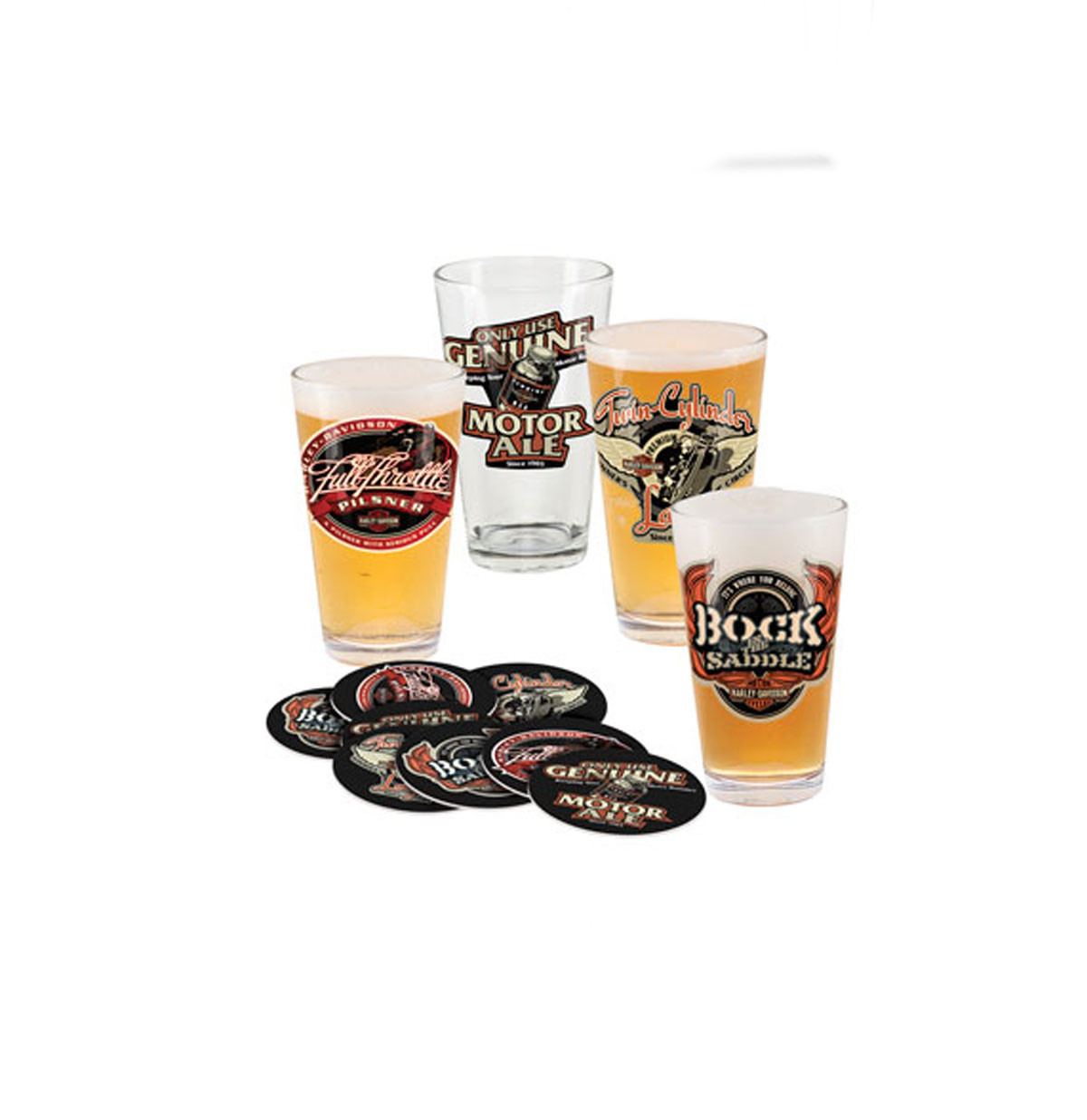 Harley-Davidson Roadhouse Brew Pub Bier Glas Set
