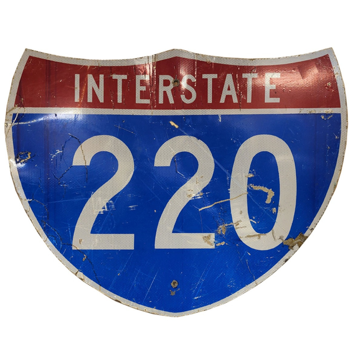 Interstate 220 Metalen Straatbord - Origineel - 76 x 61 cm
