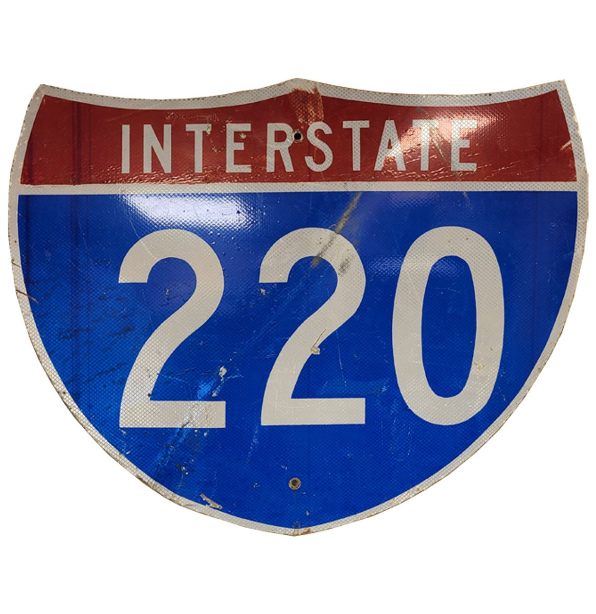 Interstate 220 Straatbord - Origineel - 76 x 61 cm