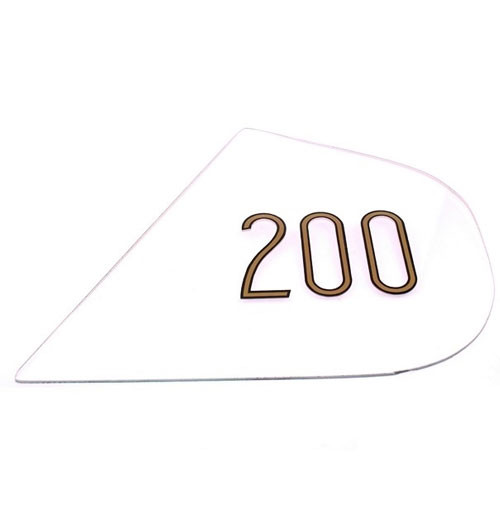 Wurlitzer 2000 zijruit met 200 Opdruk (set)