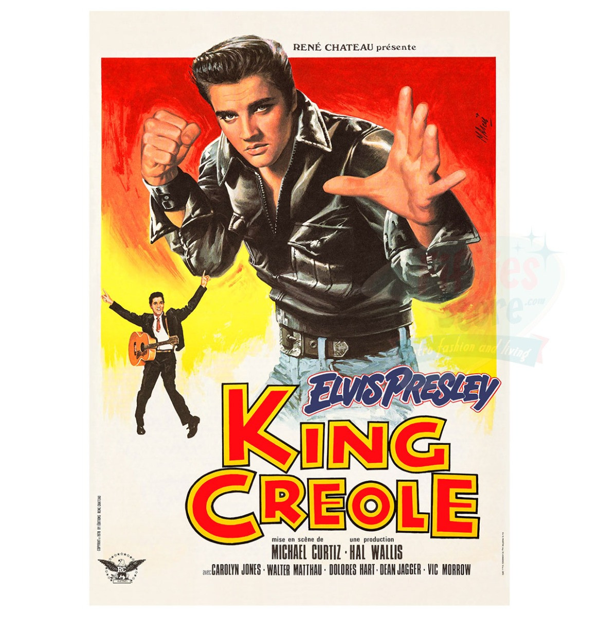 Elvis Presley King Creole Filmposter A1 59,4 x 84 cm