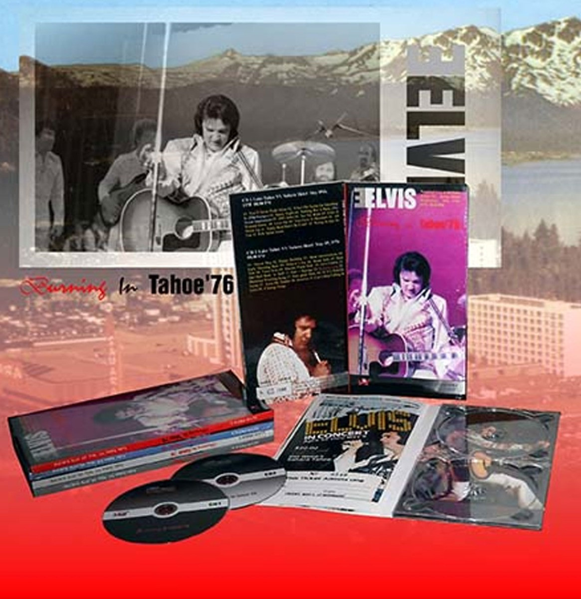 Elvis Presley: Burning In Tahoe &apos;76 Dubbele CD Set - Beperkte Genummerde Oplage - Oranje Digipack Editie