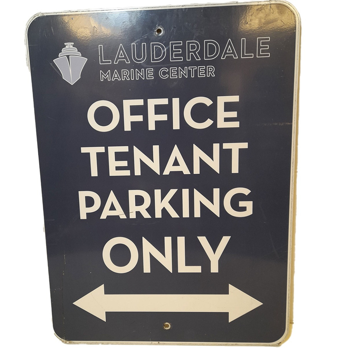 Lauderdale Office Parking Only Street Sign 60x45cm - Origineel