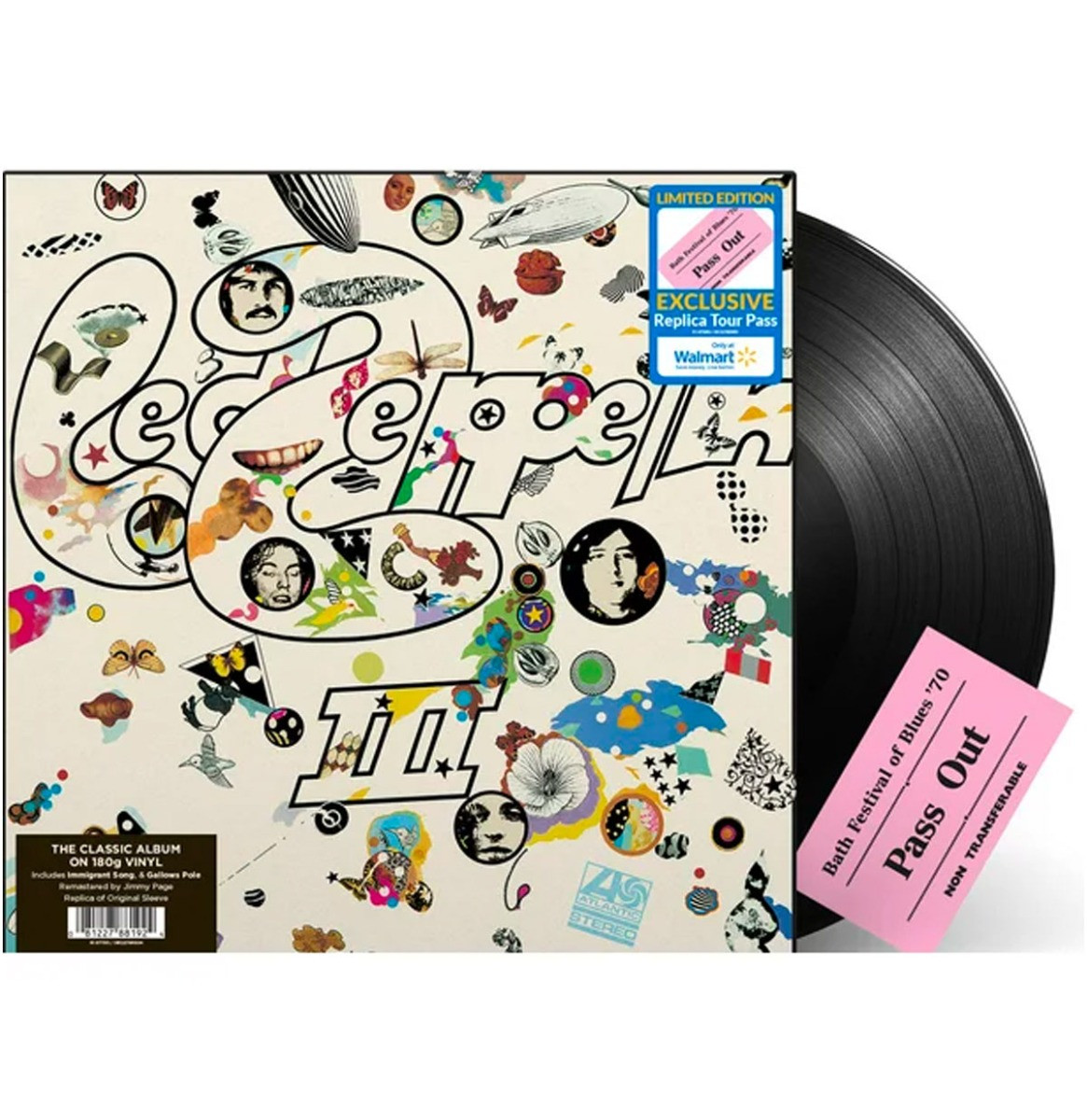 Led Zeppelin - Led Zeppelin III (Met Collectible Backstage Pass Replica) (Walmart Exclusive) LP