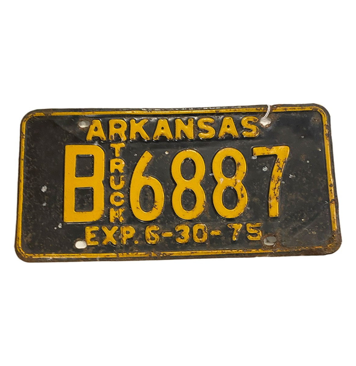 Arkansas Truck Kentekenplaat - 1975 - Origineel