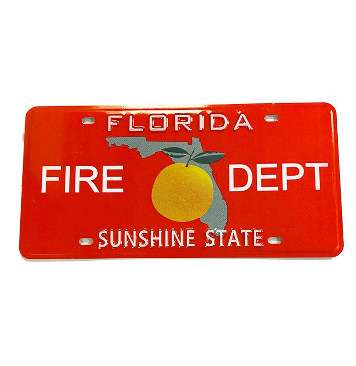 Florida Fire Department Kentekenplaat - Origineel
