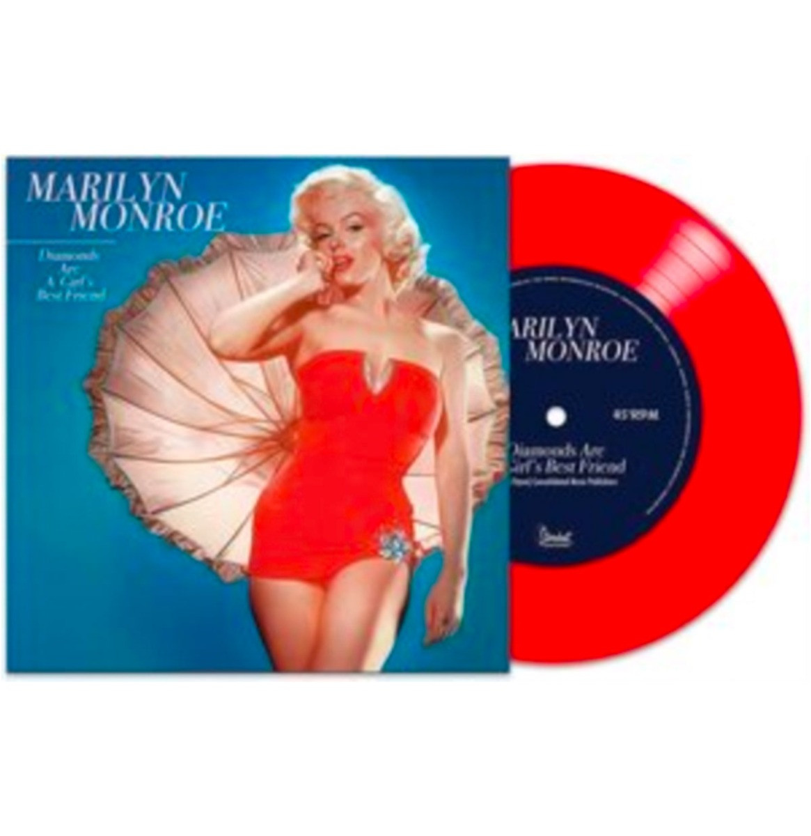 Single: Marilyn Monroe - Diamonds Are A Girl&apos;s Best Friend (Gekleurd Vinyl) 7&apos;&apos; Vinyl