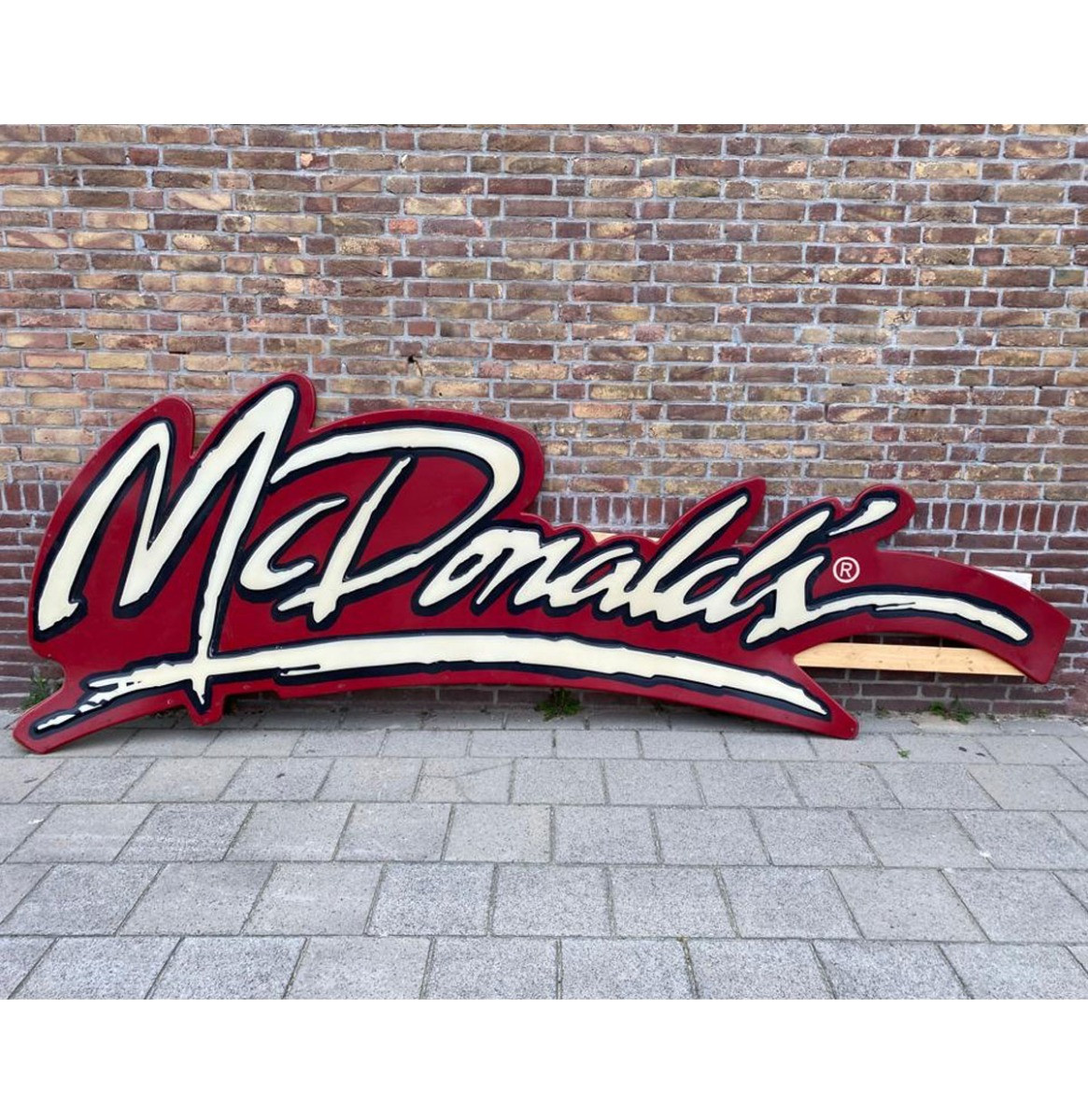 McDonald&apos;s Zeldzaam Logo Lichtbakplaat 360 x 128 cm