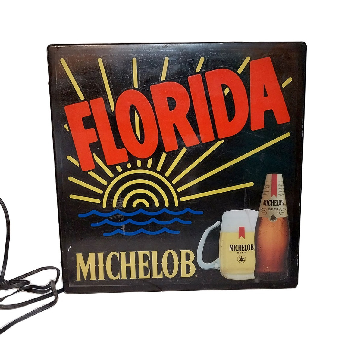 Michelob Beer Florida Reclame Lichtbak - 45 x 45cm