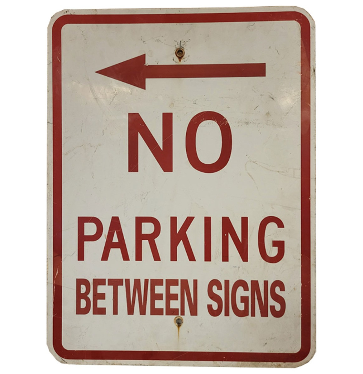 No Parking Between Signs Metalen Straatbord - Origineel - 61 x 46 cm
