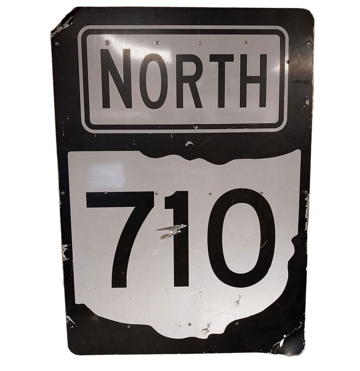 North 710 Origineel Amerikaans Verkeersbord - 76 x 107cm