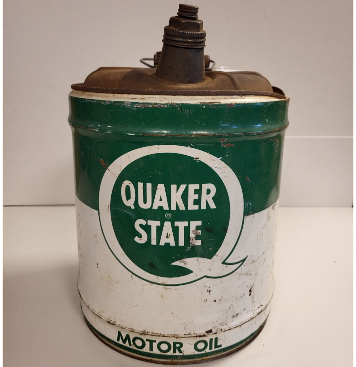 Quaker State Olieblik - 32 x 28 cm