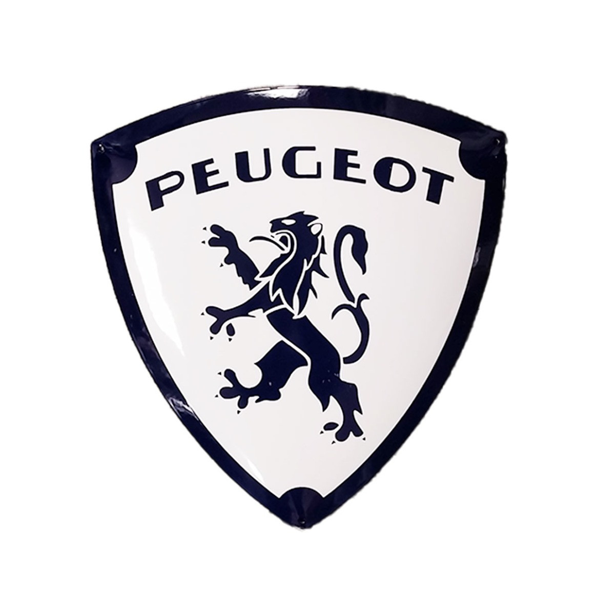 Peugeot Logo Emaille Bord - 50 x 46cm
