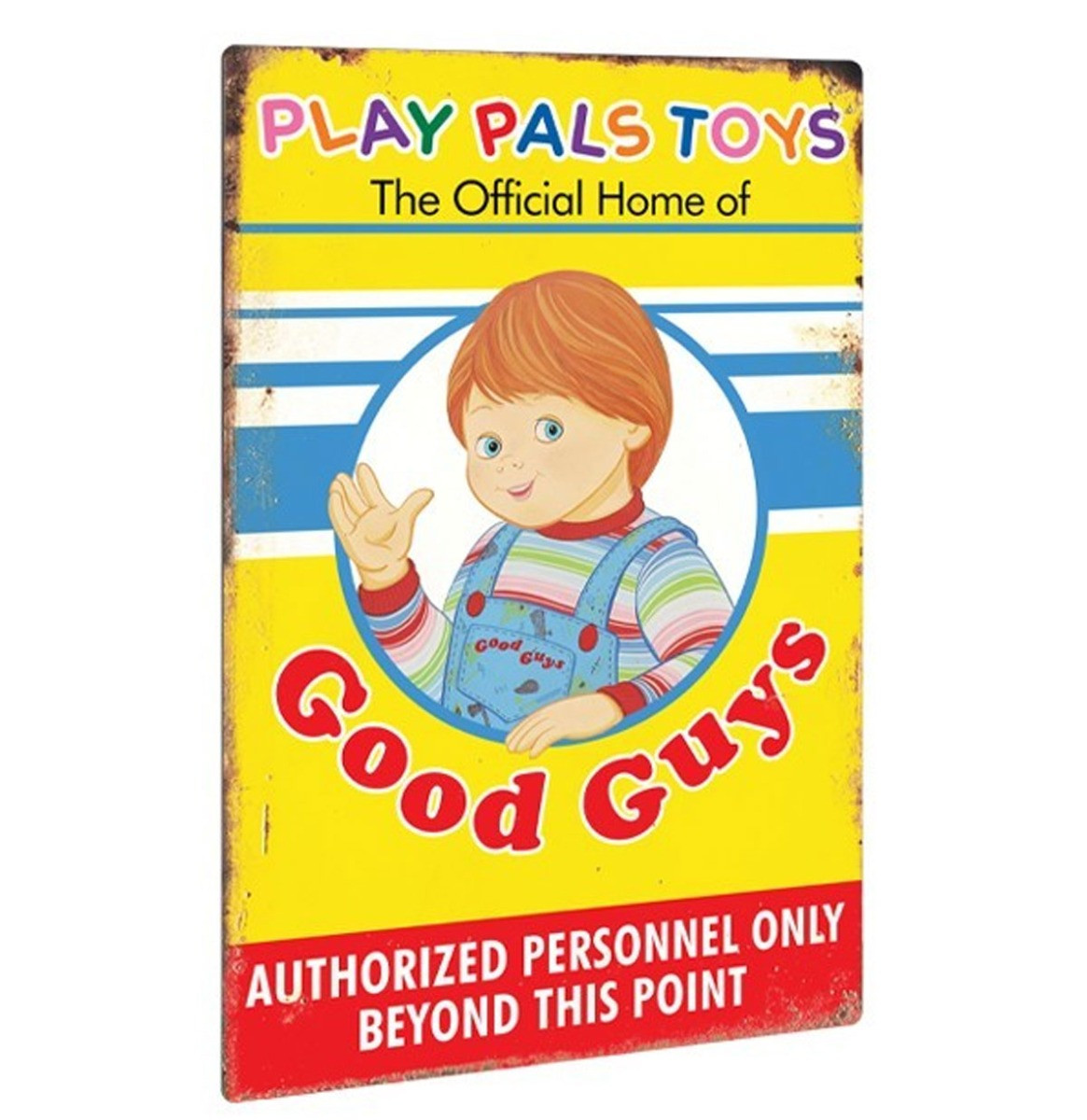 Child&apos;s Play 2: Play Pals Aluminium Bord 46 x 31 cm