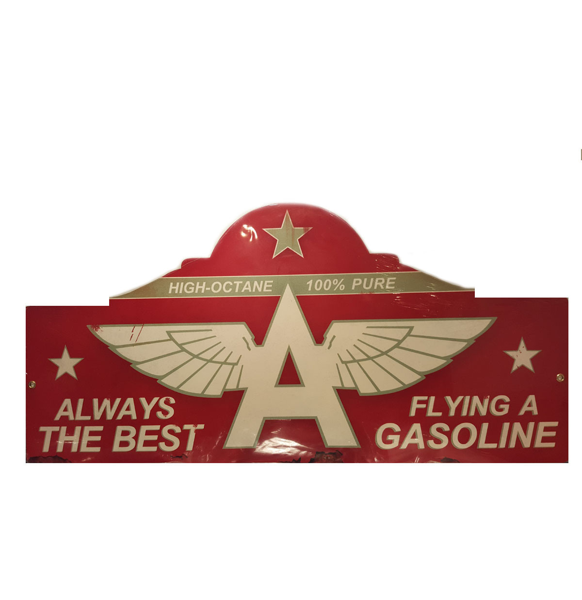 Always The Best Flying A Gasoline Metalen Bord