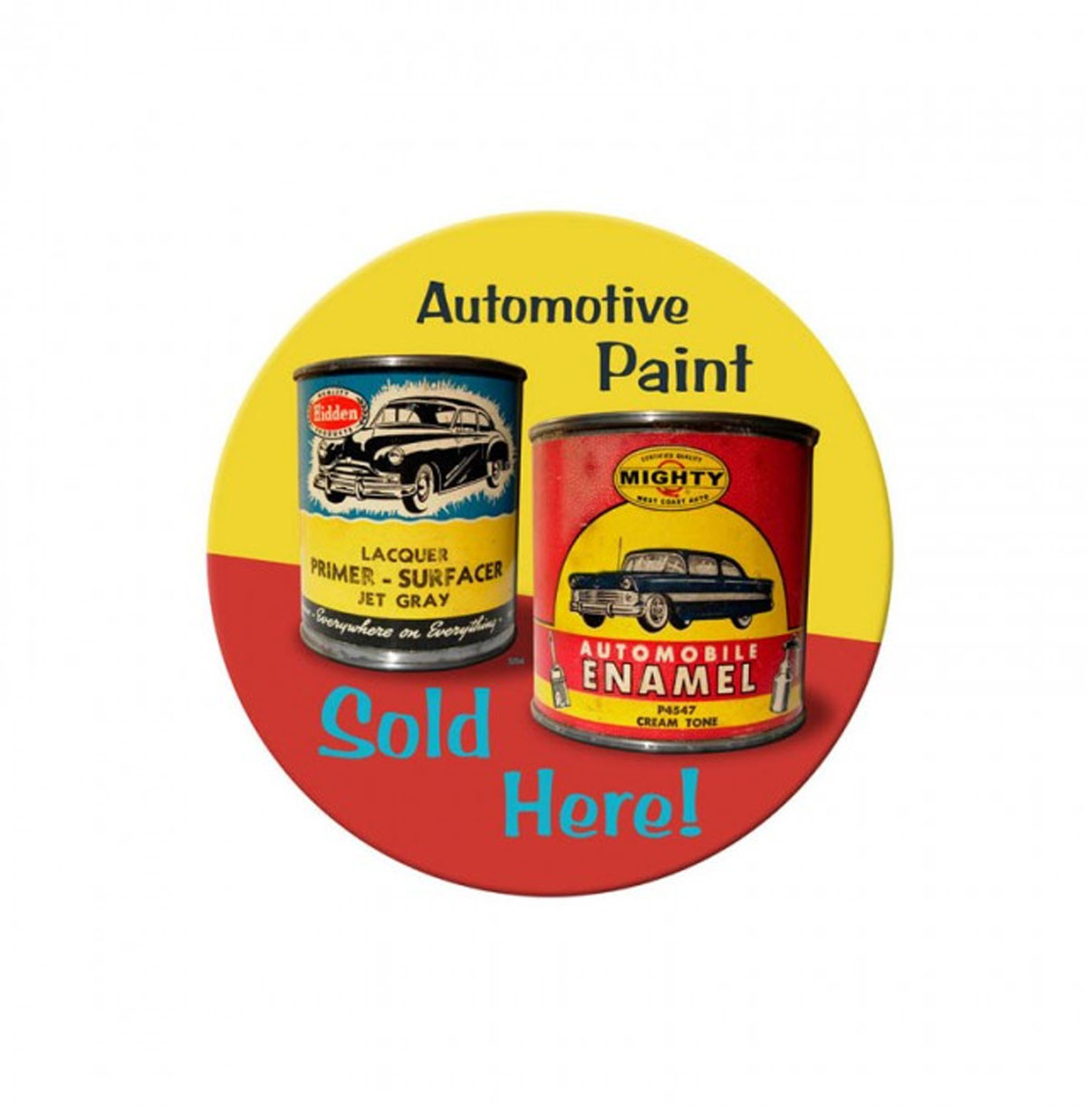 Automotive Paint Zwaar Metalen Bord