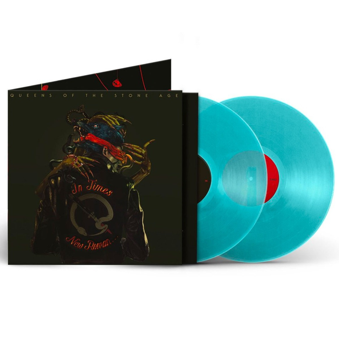 Queens Of The Stone Age - In Times New Roman... (Translucent Blauw Vinyl) 2LP