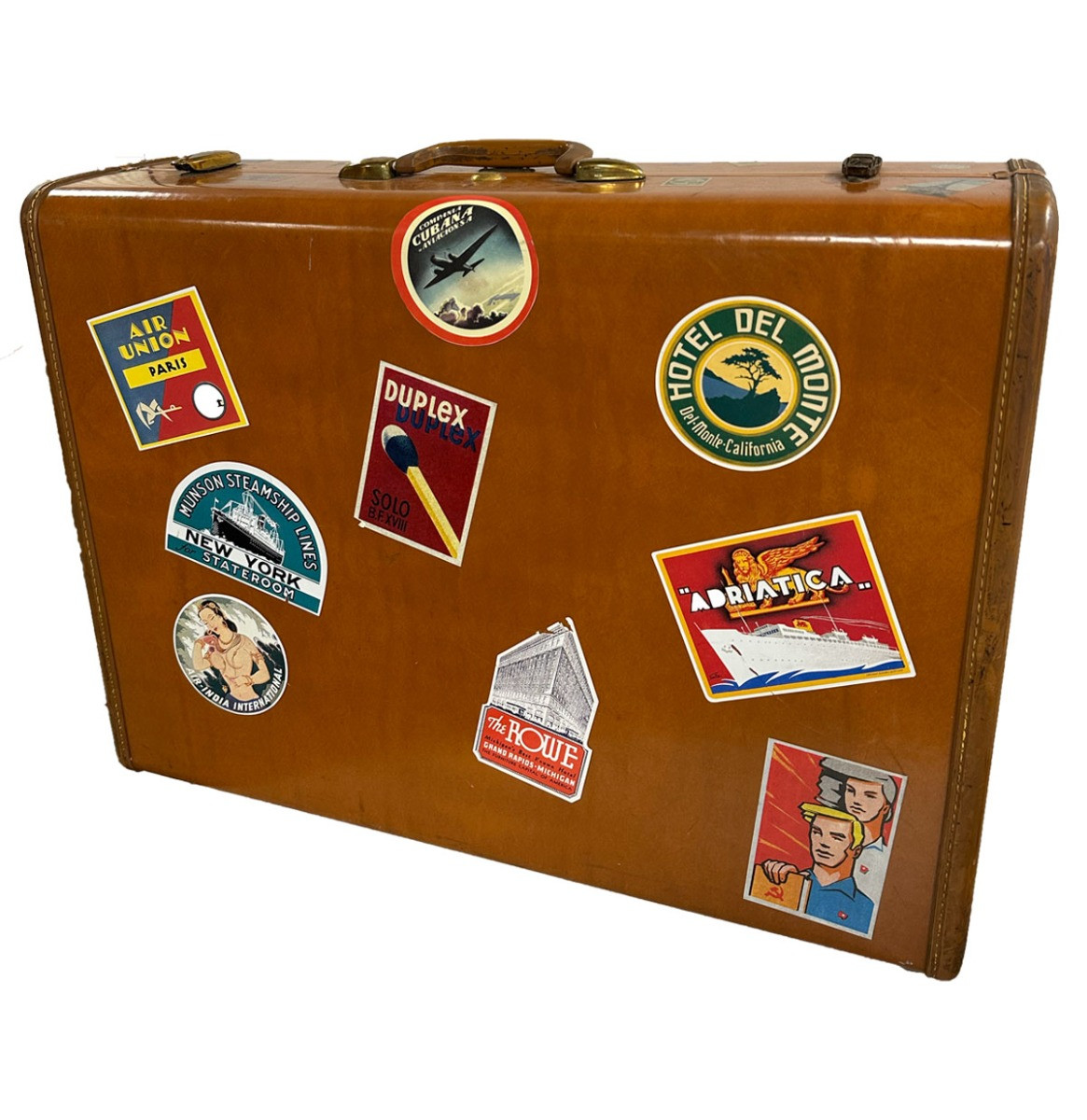 Samsonite Met Stickers Vintage Koffer