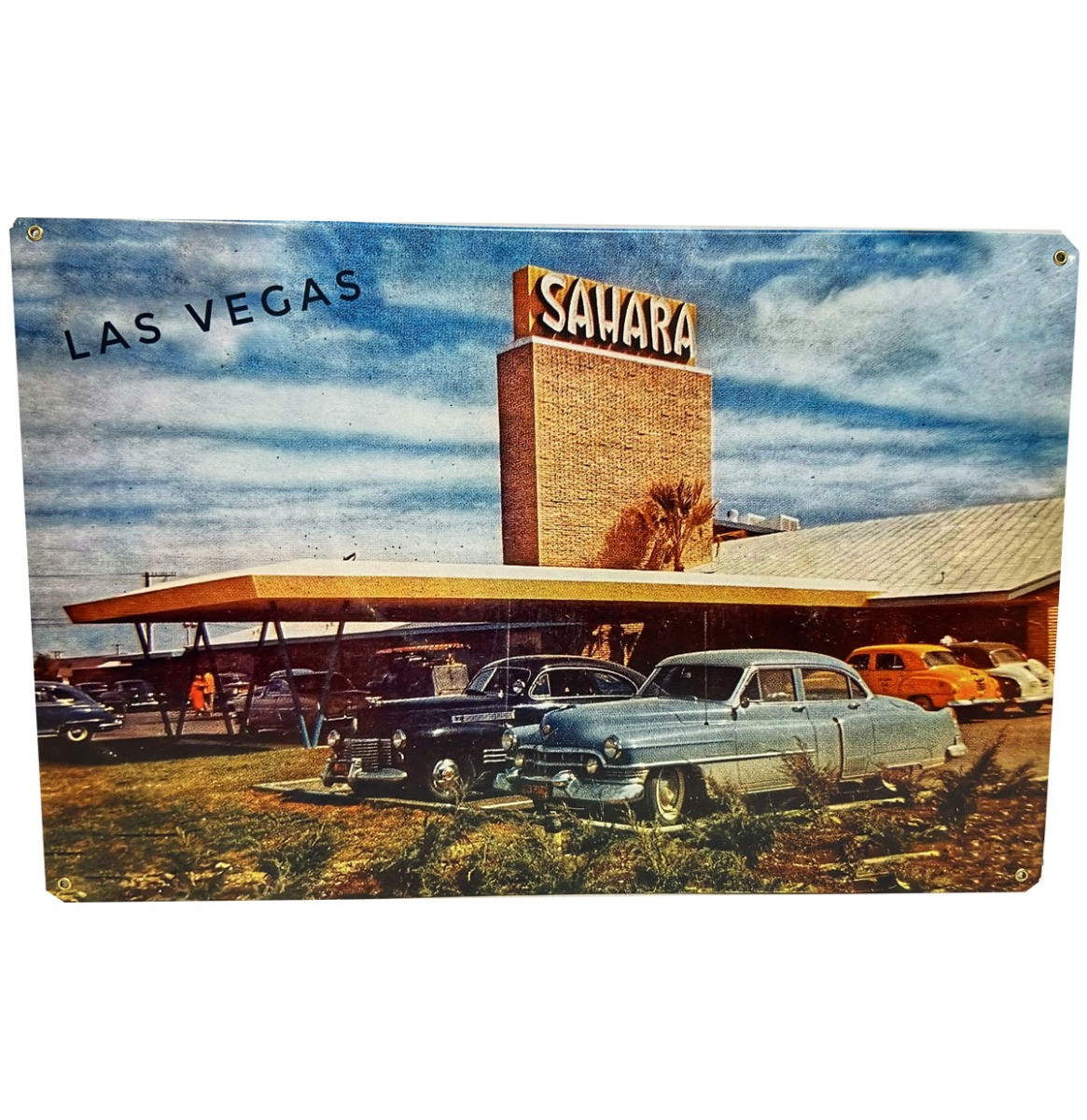 Las Vegas Sahara Metalen Bord 29.5 x 44.5 cm