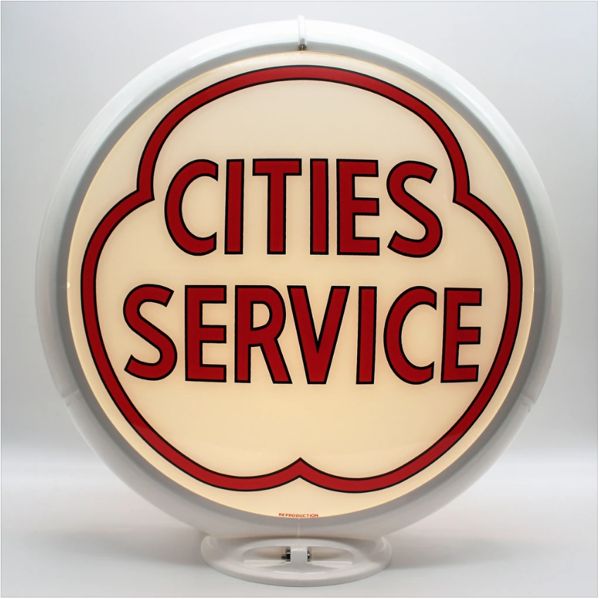 Cities Service Rood Logo Benzinepomp Bol