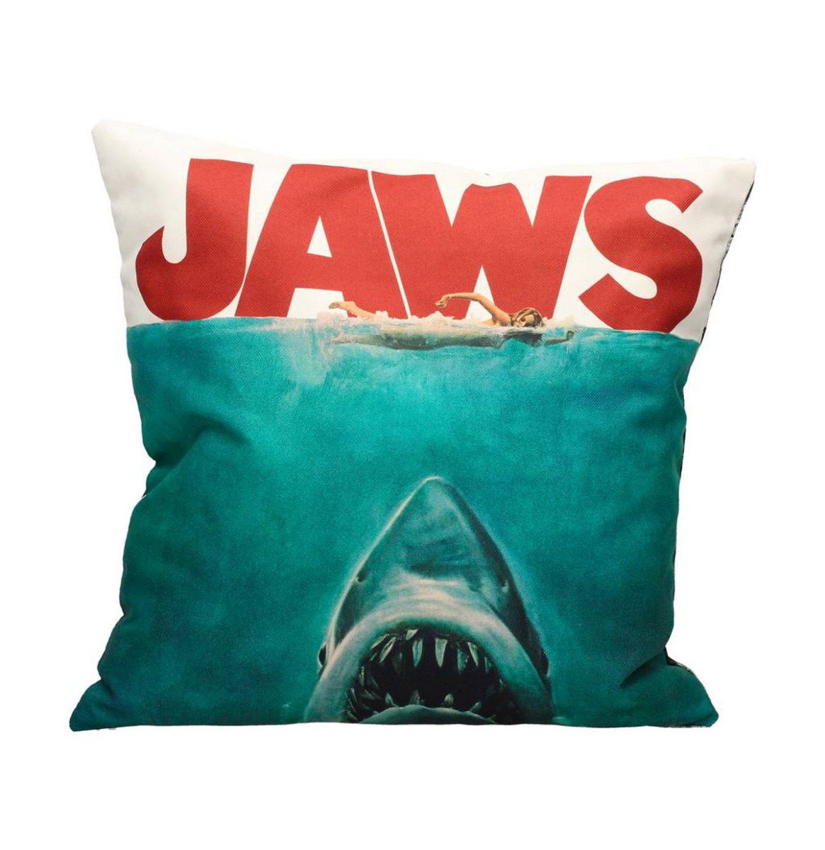 Jaws: Poster Collage Vierkant Kussen