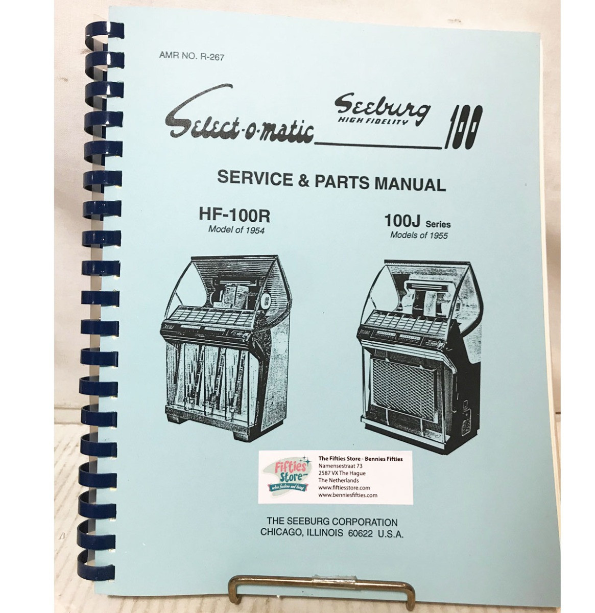 Service & Parts Manual Seeburg Jukebox Model HF-100R & 100J