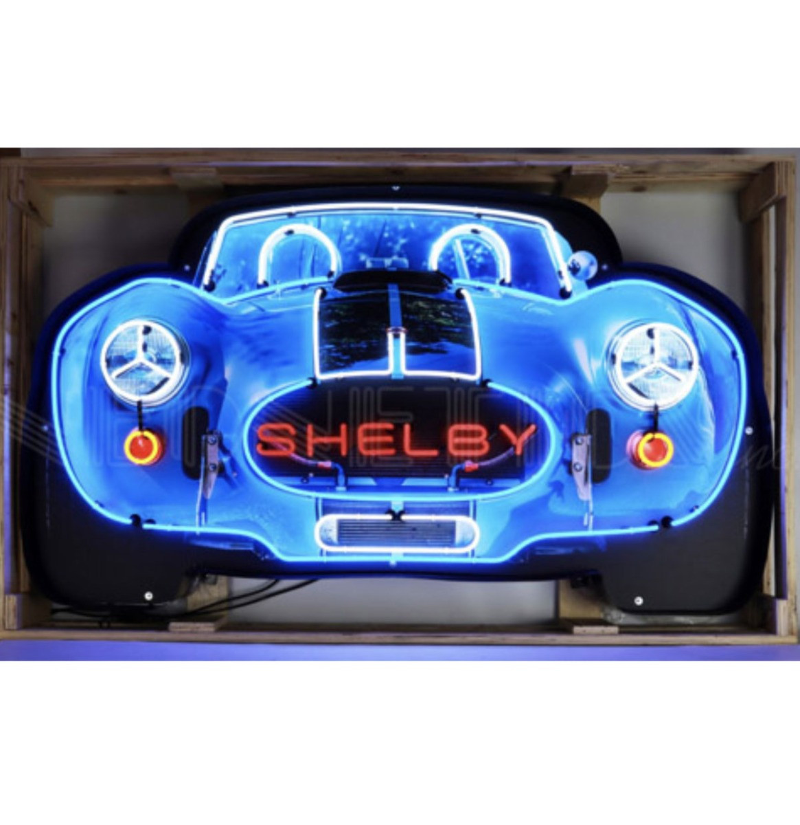 AC Cobra Shelby Autoneus Neon Verlichting XL - 152 x 86 cm
