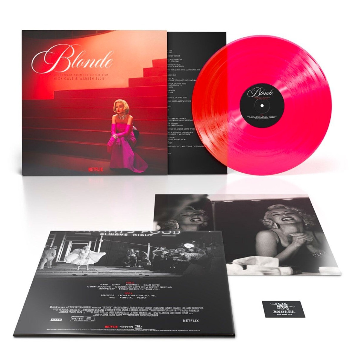 Soundtrack - Blonde (Roze Vinyl) LP Nick Cave, Warren Ellis