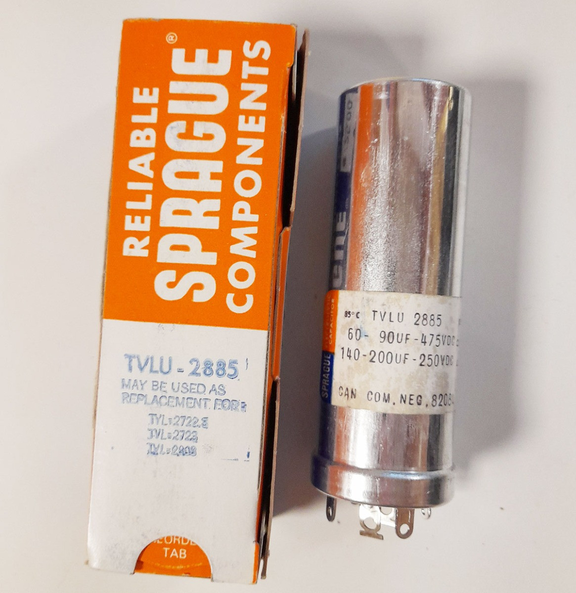 Sprague TVLU-2885 Electrolytische Condensator - NOS