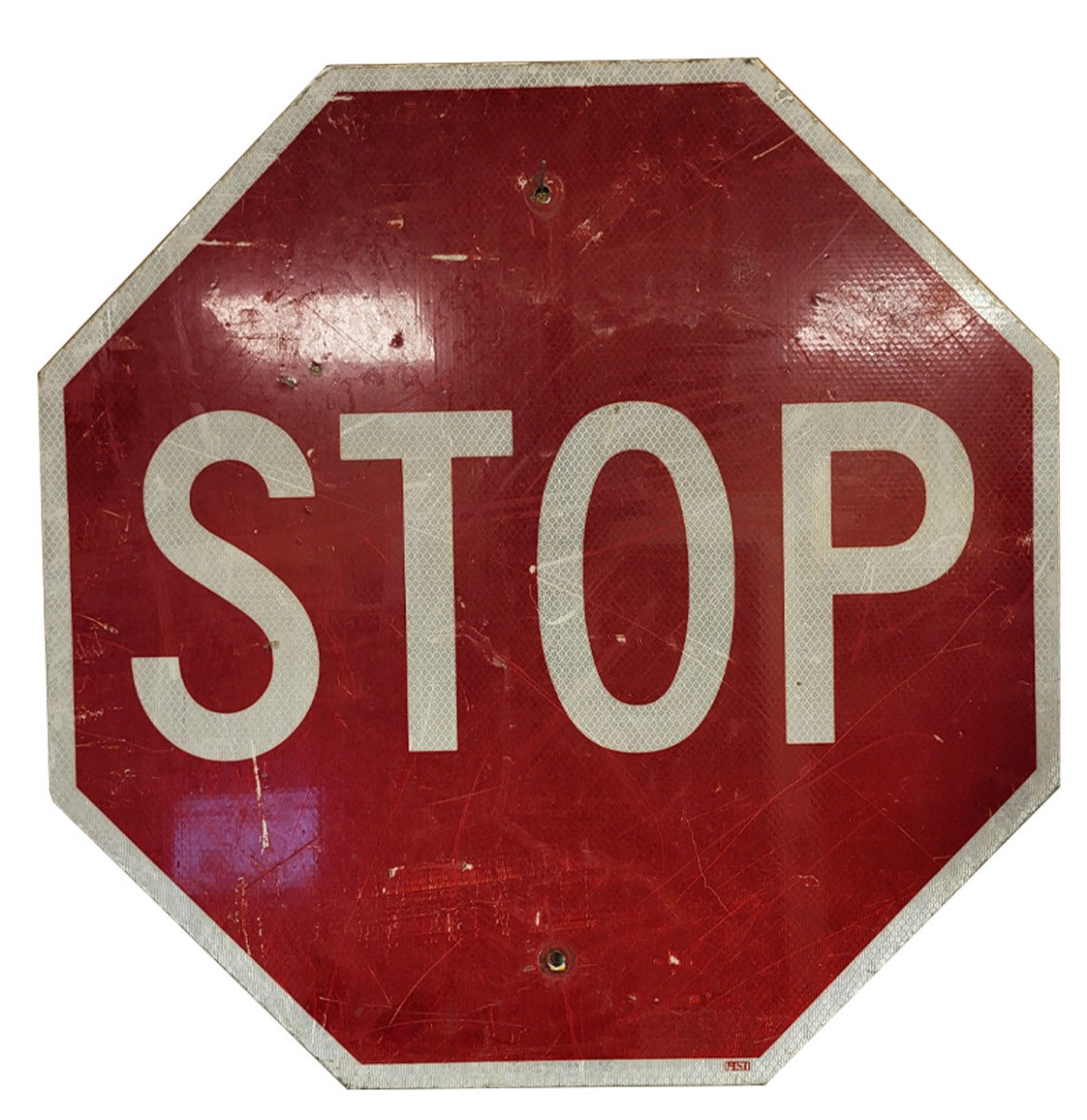 Stop Metalen Straatbord - Origineel - 61 x 61 cm