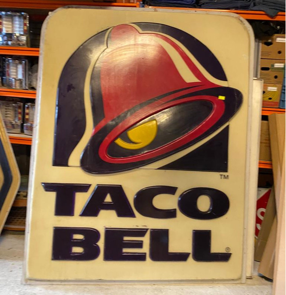 Taco Bell Originele Lichtbakplaat 200 x 250 cm