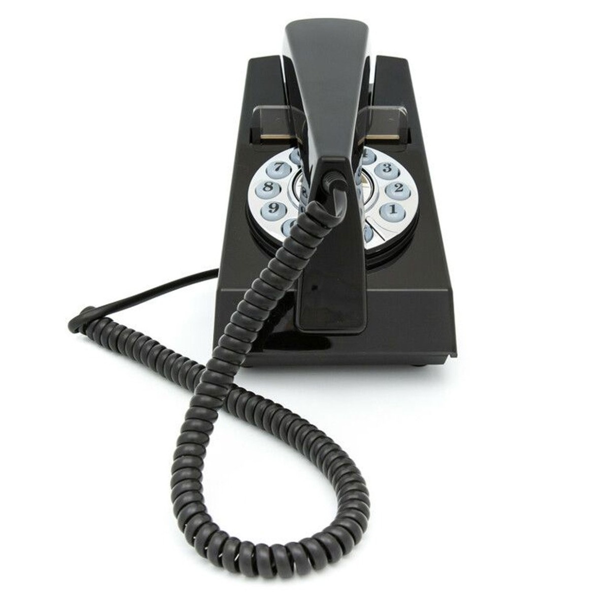 GPO Druktoetsen Trim Telefoon - 60&apos;s Design - Zwart