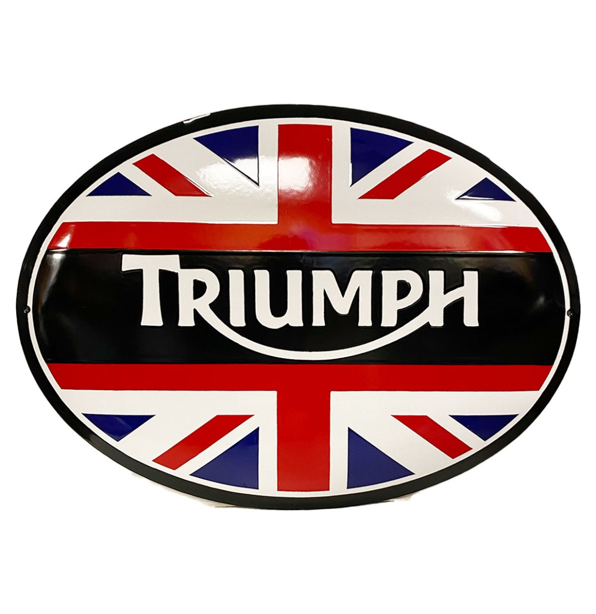 Triumph Logo Emaille Bord - 55 x 40cm