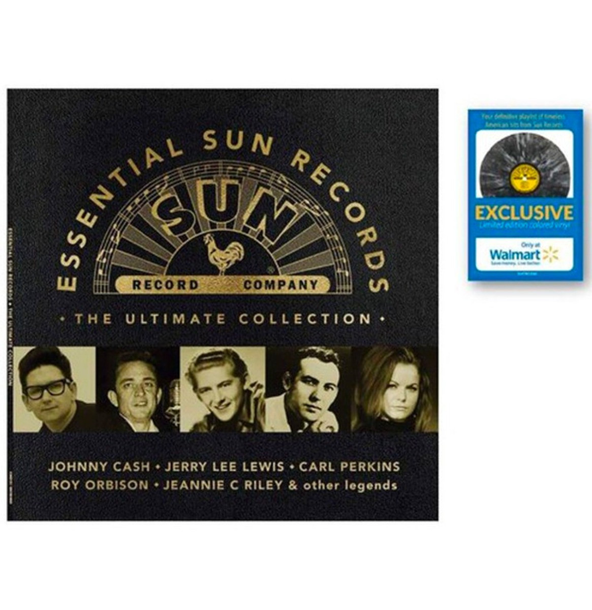 Various Artists - Essential Sun Records The Ultimate Collection (Gekleurd Vinyl) (Walmart Exclusive) LP