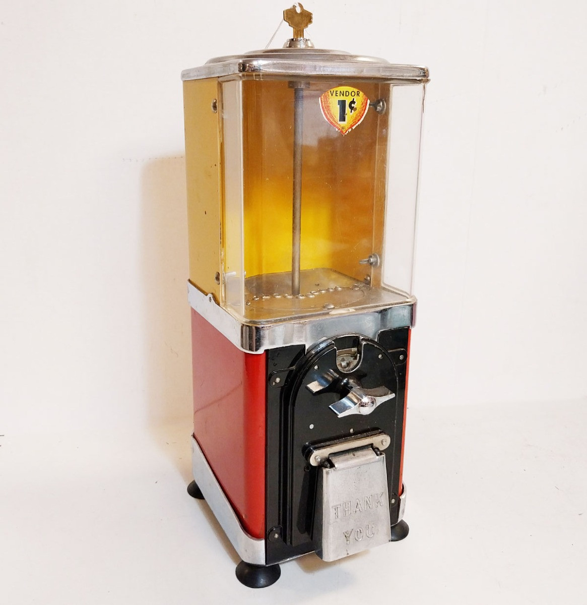 Vintage Kauwgomballen en Snoep Automaat- Origineel