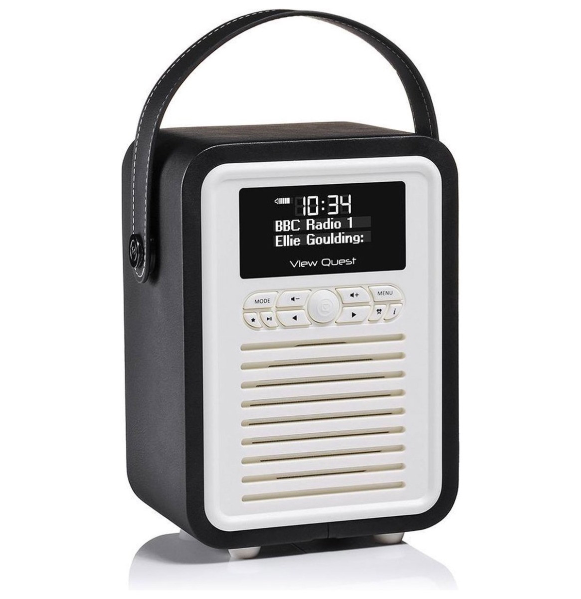 Retro Mini Radio DAB Bluetooth - Zwart