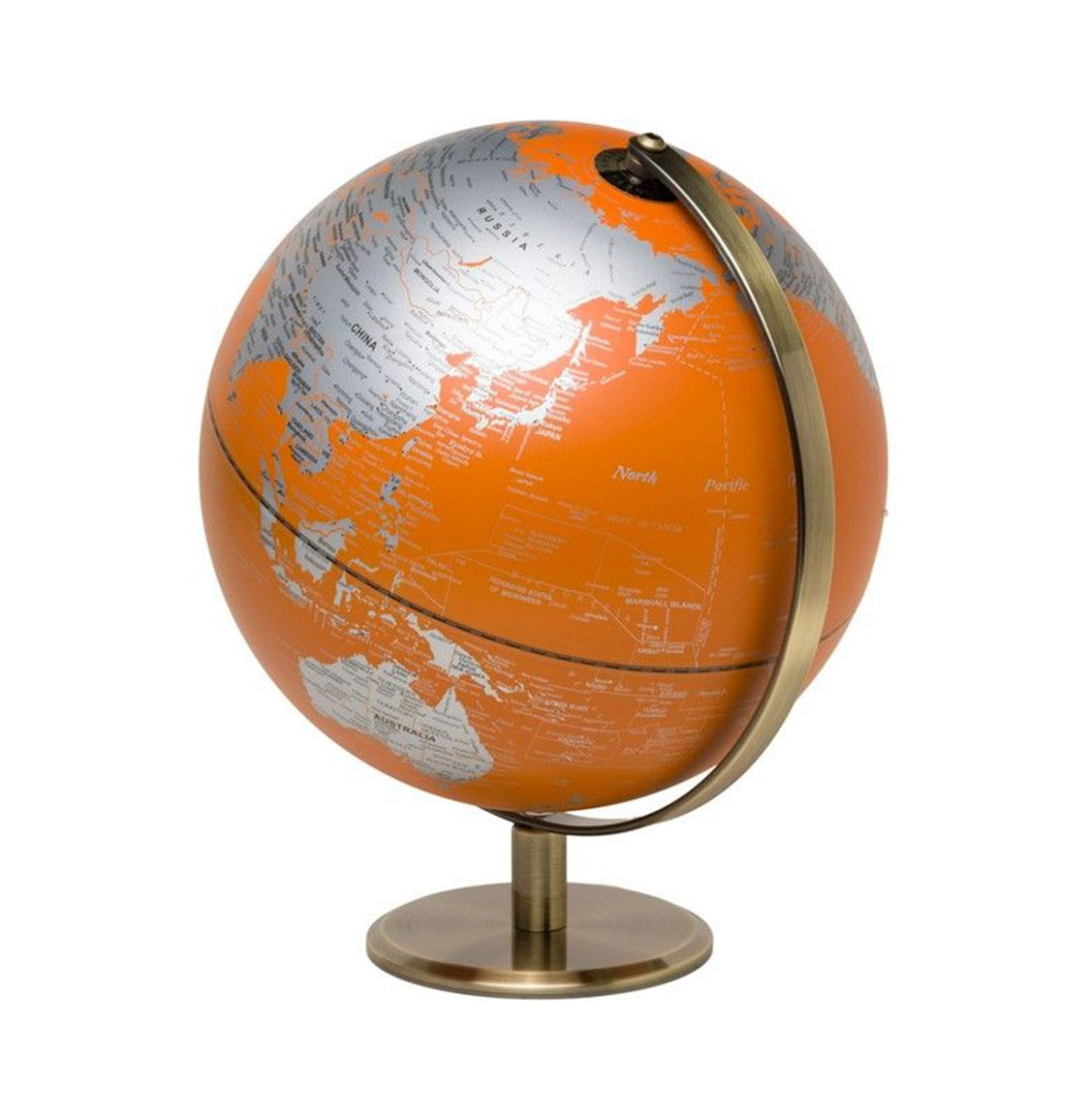 Gentlemen&apos;s Hardware Oranje Wereldbol Lamp